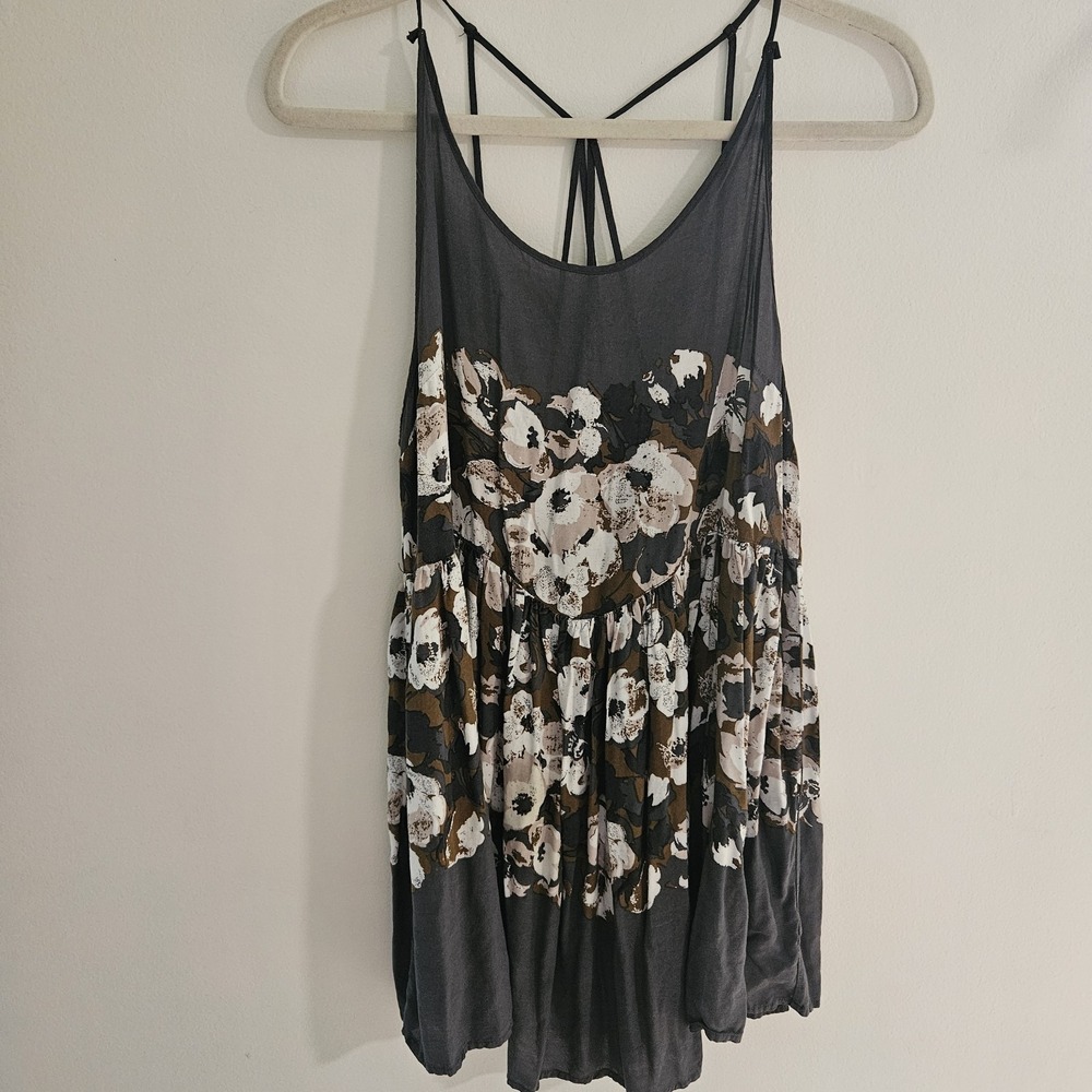 Intimately Free People Womens M Floral Slip Dress Twirl Flowy Cottagecore Garden